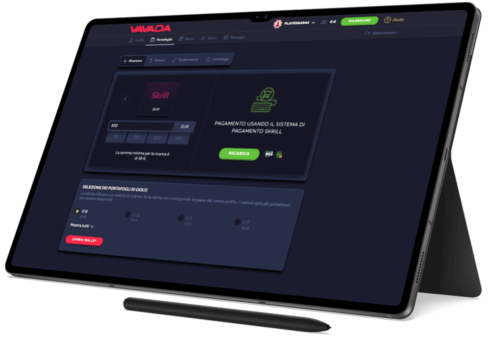 Metodi di pagamento disponibili su Vavada Casino – carte, portafogli elettronici e criptovalute